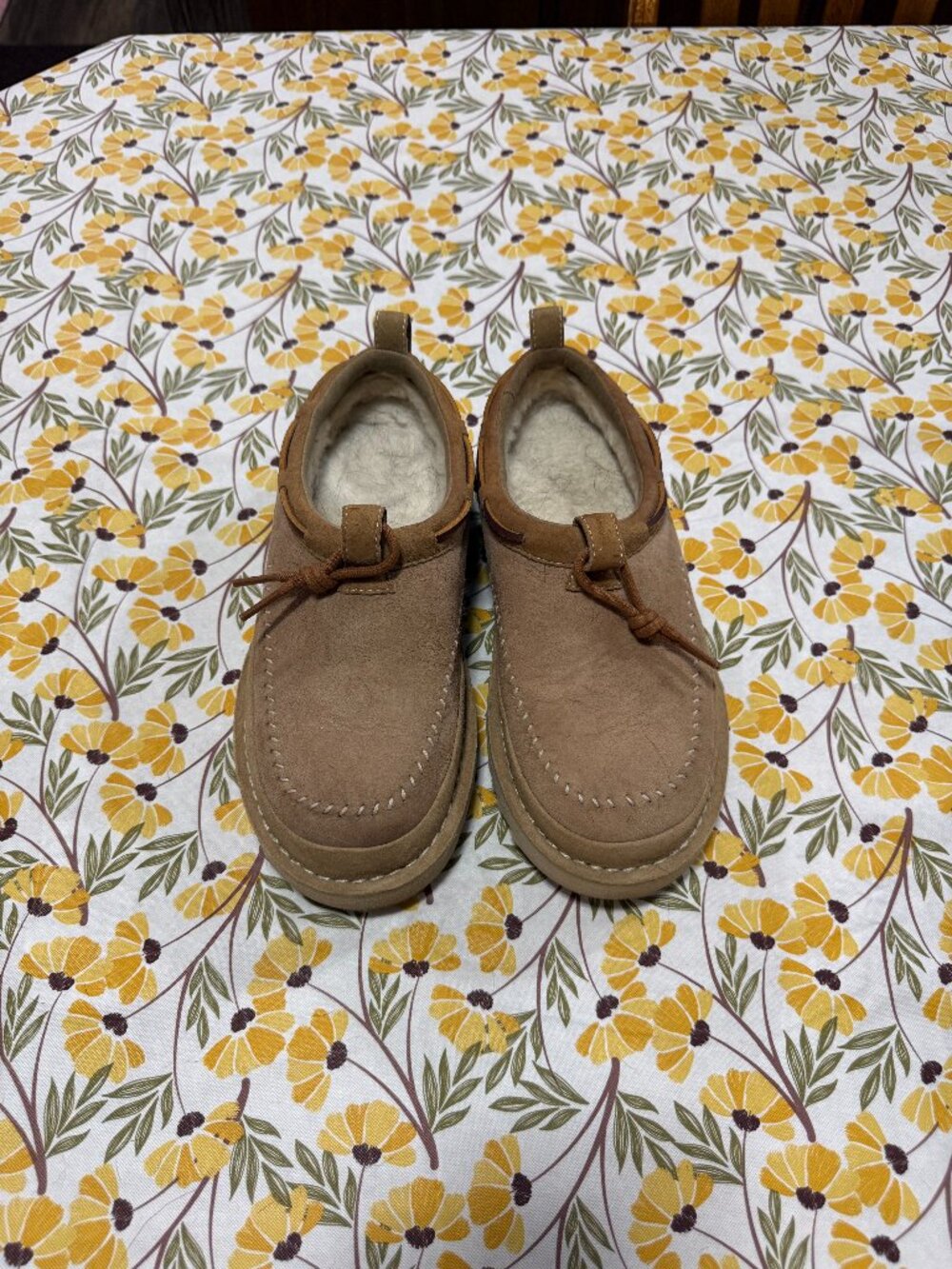 UGG Tasman Crafted Regenerate Slippers Tan Women’s Size 8